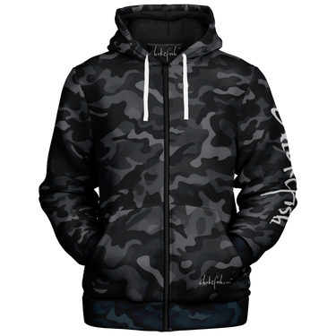 Chokefish™ Microfleece Zip-Up Hoodie Camouflage-006B